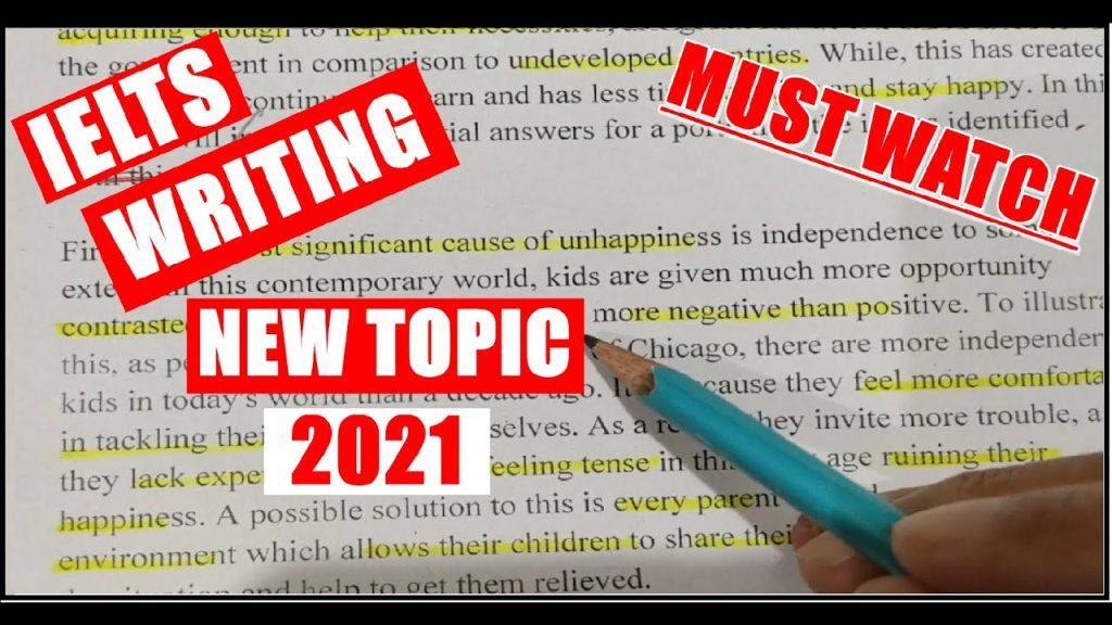 ielts essay writing 2021