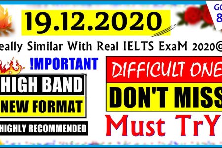 IELTS LISTENING PRACTICE TEST 2020 WITH ANSWERS | 19.12.2020 | BEST HARD IELTS LISTENING TEST