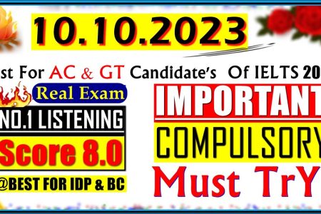 IELTS LISTENING PRACTICE TEST 2023 WITH ANSWERS | 10.10.2023