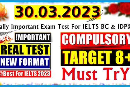 IELTS LISTENING PRACTICE TEST 2023 WITH ANSWERS | 30.03.2023