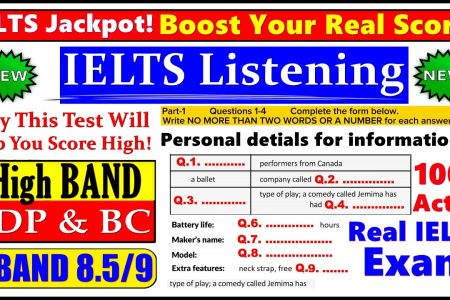 IELTS LISTENING PRACTICE TEST 2024 WITH ANSWERS | 01.10.2024
