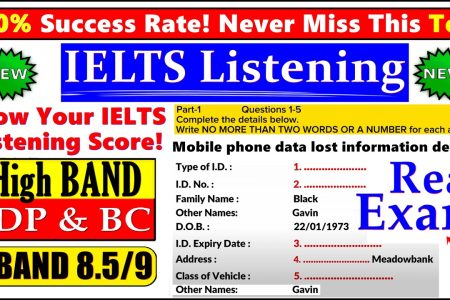 IELTS LISTENING PRACTICE TEST 2024 WITH ANSWERS | 03.10.2024