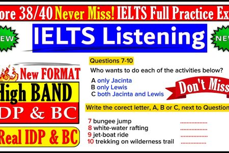 IELTS LISTENING PRACTICE TEST 2024 WITH ANSWERS | 05.08.2024