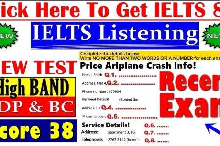 IELTS LISTENING PRACTICE TEST 2024 WITH ANSWERS | 05.12.2024
