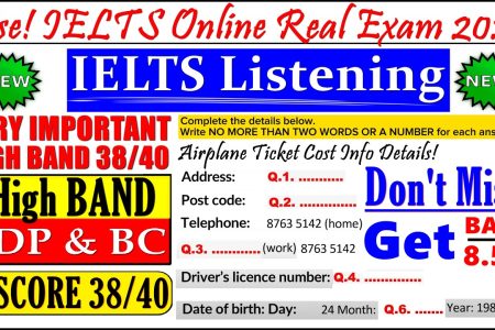 IELTS LISTENING PRACTICE TEST 2024 WITH ANSWERS | 06.12.2024
