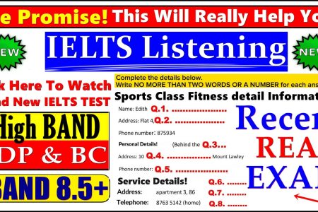 IELTS LISTENING PRACTICE TEST 2024 WITH ANSWERS | 07.10.2024