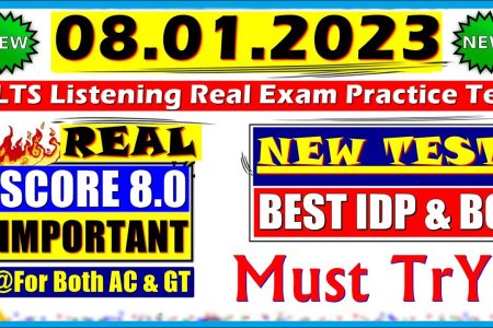 IELTS LISTENING PRACTICE TEST 2024 WITH ANSWERS | 08.01.2024