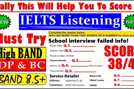 IELTS LISTENING PRACTICE TEST 2024 WITH ANSWERS | 11.12.2024