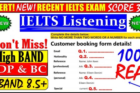 IELTS LISTENING PRACTICE TEST 2024 WITH ANSWERS | 13.09.2024