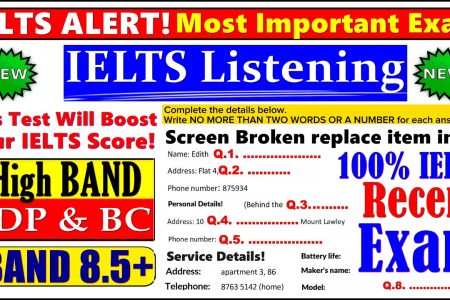 IELTS LISTENING PRACTICE TEST 2024 WITH ANSWERS | 14.10.2024