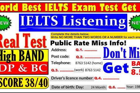IELTS LISTENING PRACTICE TEST 2024 WITH ANSWERS | 14.12.2024