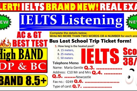 IELTS LISTENING PRACTICE TEST 2024 WITH ANSWERS | 16.09.2024