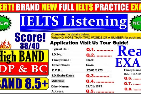 IELTS LISTENING PRACTICE TEST 2024 WITH ANSWERS | 17.09.2024