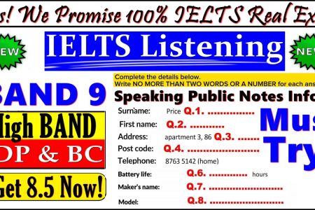 IELTS LISTENING PRACTICE TEST 2024 WITH ANSWERS | 17.12.2024