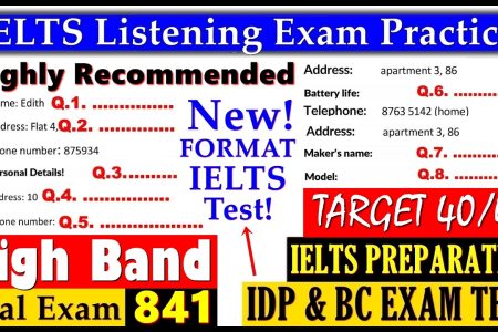 IELTS LISTENING PRACTICE TEST 2024 WITH ANSWERS | 20.12.2024