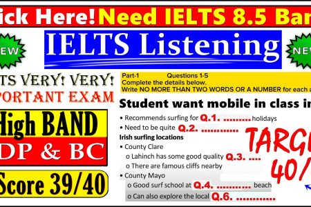 IELTS LISTENING PRACTICE TEST 2024 WITH ANSWERS | 22.10.2024