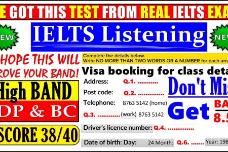 IELTS LISTENING PRACTICE TEST 2024 WITH ANSWERS | 25.10.2024
