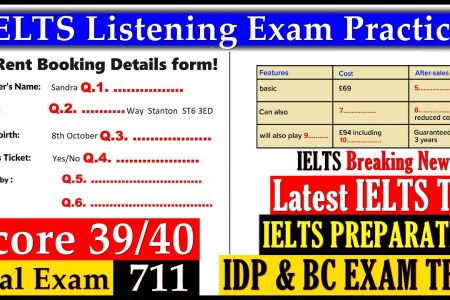 IELTS LISTENING PRACTICE TEST 2024 WITH ANSWERS | 27.08.2024