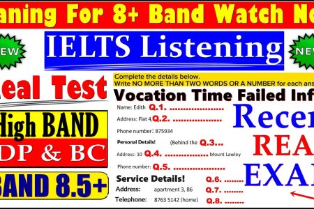IELTS LISTENING PRACTICE TEST 2024 WITH ANSWERS | 29.12.2024