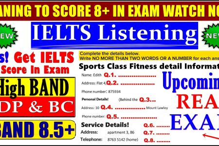 IELTS LISTENING PRACTICE TEST 2024 WITH ANSWERS | 30.12.2024