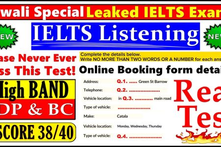 IELTS LISTENING PRACTICE TEST 2024 WITH ANSWERS | 31.10.2024