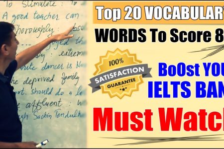 IELTS HIGH BAND SUCCESS | TOP 20 IELTS VOCABULARY WORDS TO SCORE 8+