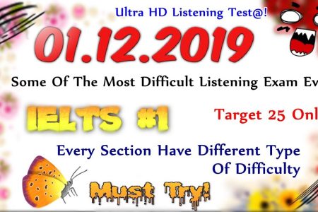 IELTS LISTENING PRACTICE TEST 2019 WITH ANSWERS | 01.12.2019
