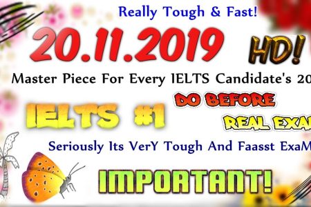 IELTS LISTENING PRACTICE TEST 2019 WITH ANSWERS | 20.11.2019
