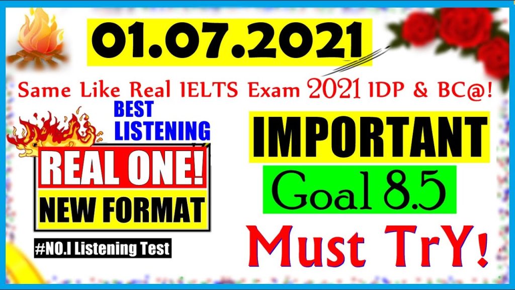 IELTS LISTENING PRACTICE TEST 2021 WITH ANSWERS | 01.07.2021 – HASH IELTS