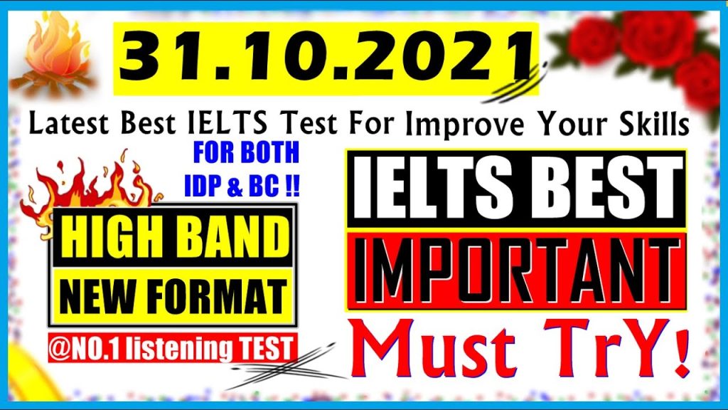 IELTS LISTENING PRACTICE TEST 2021 WITH ANSWERS | 31.10.2021 – HASH IELTS