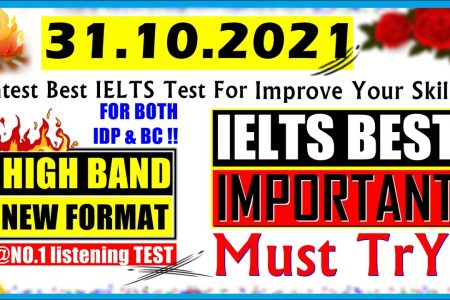 IELTS LISTENING PRACTICE TEST 2021 WITH ANSWERS | 31.10.2021