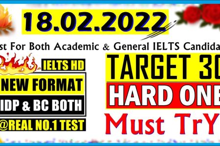 IELTS LISTENING PRACTICE TEST 2022 WITH ANSWERS | 18.02.2022