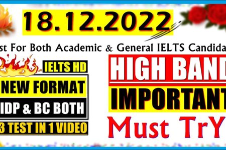 IELTS LISTENING PRACTICE TEST 2022 WITH ANSWERS | 18.12.2022