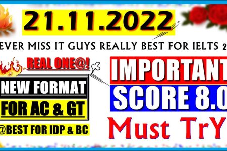 IELTS LISTENING PRACTICE TEST 2022 WITH ANSWERS | 21.11.2022