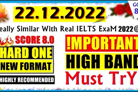 IELTS LISTENING PRACTICE TEST 2022 WITH ANSWERS | 22.12.2022