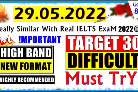 IELTS LISTENING PRACTICE TEST 2022 WITH ANSWERS | 29.05.2022
