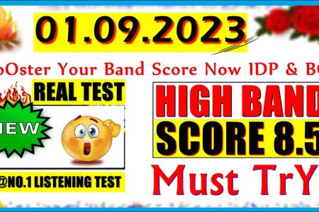 IELTS LISTENING PRACTICE TEST 2023 WITH ANSWERS | 01.09.2023