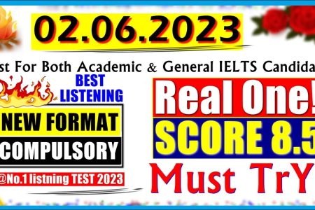 IELTS LISTENING PRACTICE TEST 2023 WITH ANSWERS | 02.06.2023