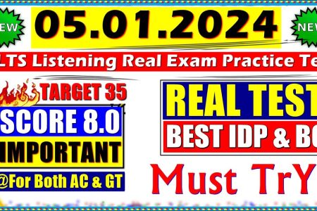 IELTS LISTENING PRACTICE TEST 2023 WITH ANSWERS | 05.01.2024
