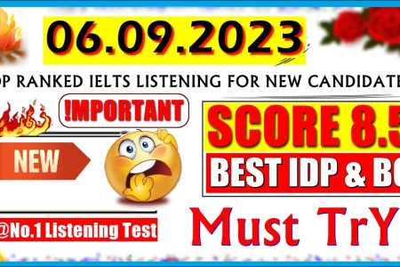 IELTS LISTENING PRACTICE TEST 2023 WITH ANSWERS | 06.09.2023