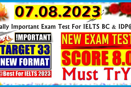 IELTS LISTENING PRACTICE TEST 2023 WITH ANSWERS | 07.08.2023