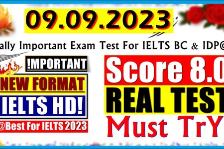 IELTS LISTENING PRACTICE TEST 2023 WITH ANSWERS | 09.09.2023