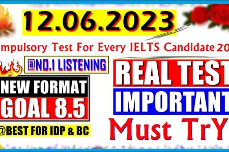 IELTS LISTENING PRACTICE TEST 2023 WITH ANSWERS | 12.06.2023