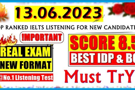 IELTS LISTENING PRACTICE TEST 2023 WITH ANSWERS | 13.06.2023