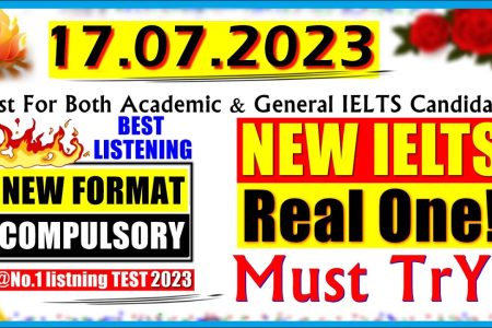 IELTS LISTENING PRACTICE TEST 2023 WITH ANSWERS | 17.07.2023