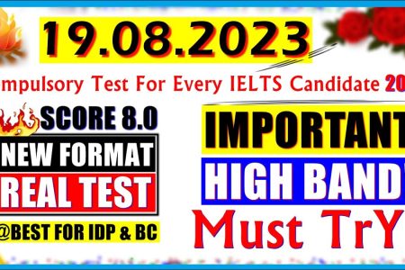 IELTS LISTENING PRACTICE TEST 2023 WITH ANSWERS | 19.08.2023