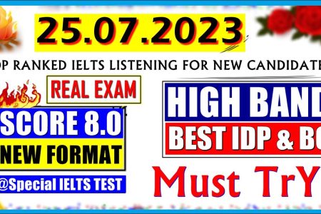 IELTS LISTENING PRACTICE TEST 2023 WITH ANSWERS | 25.07.2023