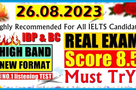 IELTS LISTENING PRACTICE TEST 2023 WITH ANSWERS | 26.08.2023