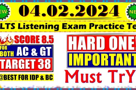 IELTS LISTENING PRACTICE TEST 2024 WITH ANSWERS | 04.02.2024