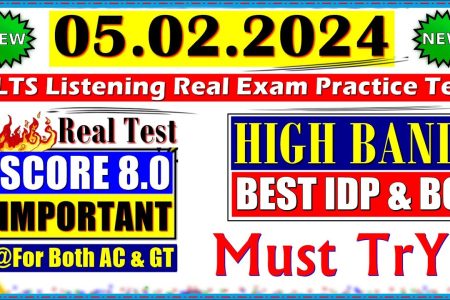 IELTS LISTENING PRACTICE TEST 2024 WITH ANSWERS | 05.02.2024